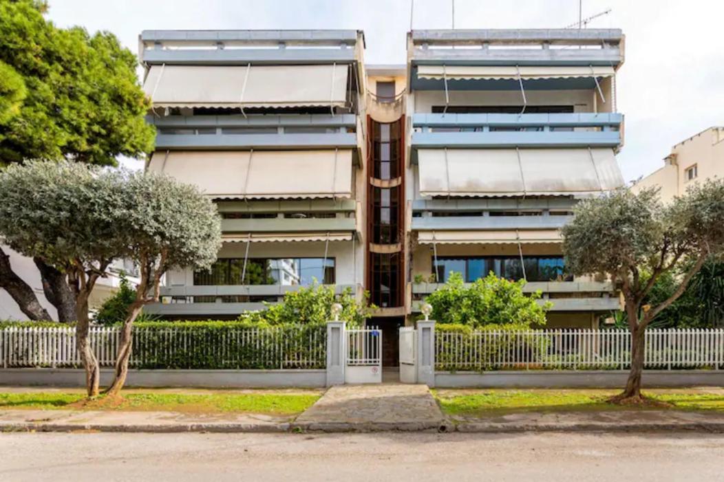 Βright Walled Designed Apt In Glyfada Center Athene Buitenkant foto